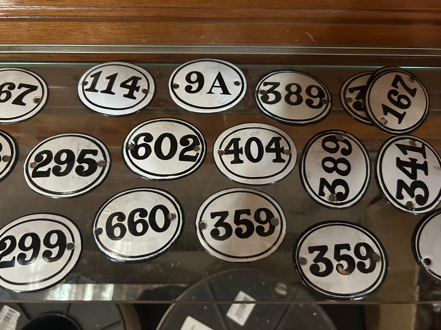 Discontinued Enamel Numbers