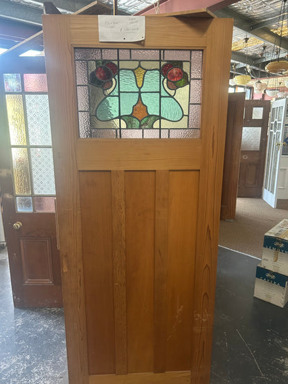 Western Red Cedar Edwardian Leadlight Front Door