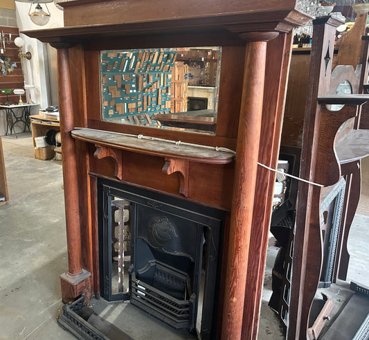 Oregon Timber Fireplace Mantel