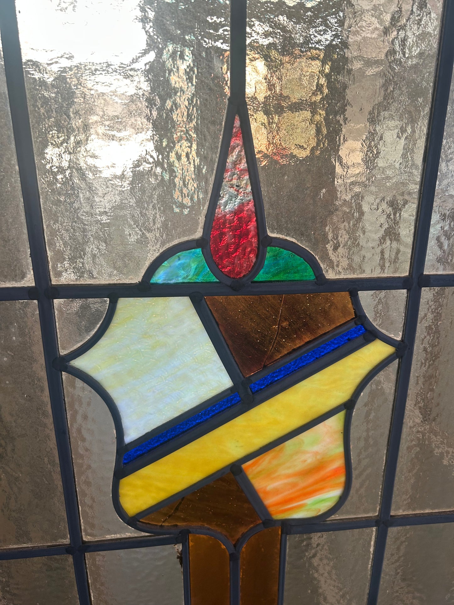 Single Hung Leadlight Window