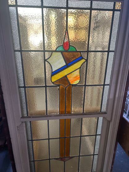 Single Hung Leadlight Window