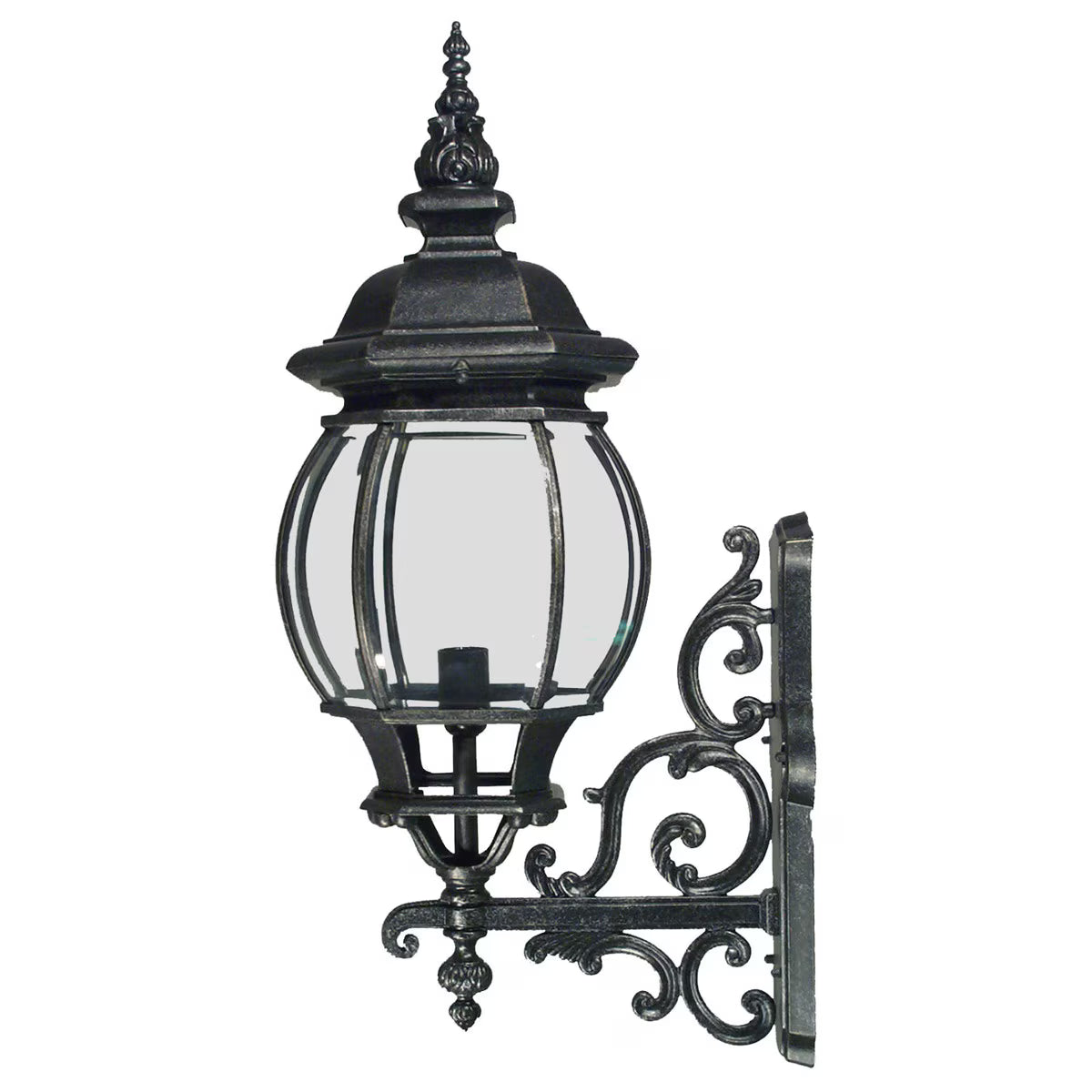 Flinders Medium Outdoor Wall Light Antique Black