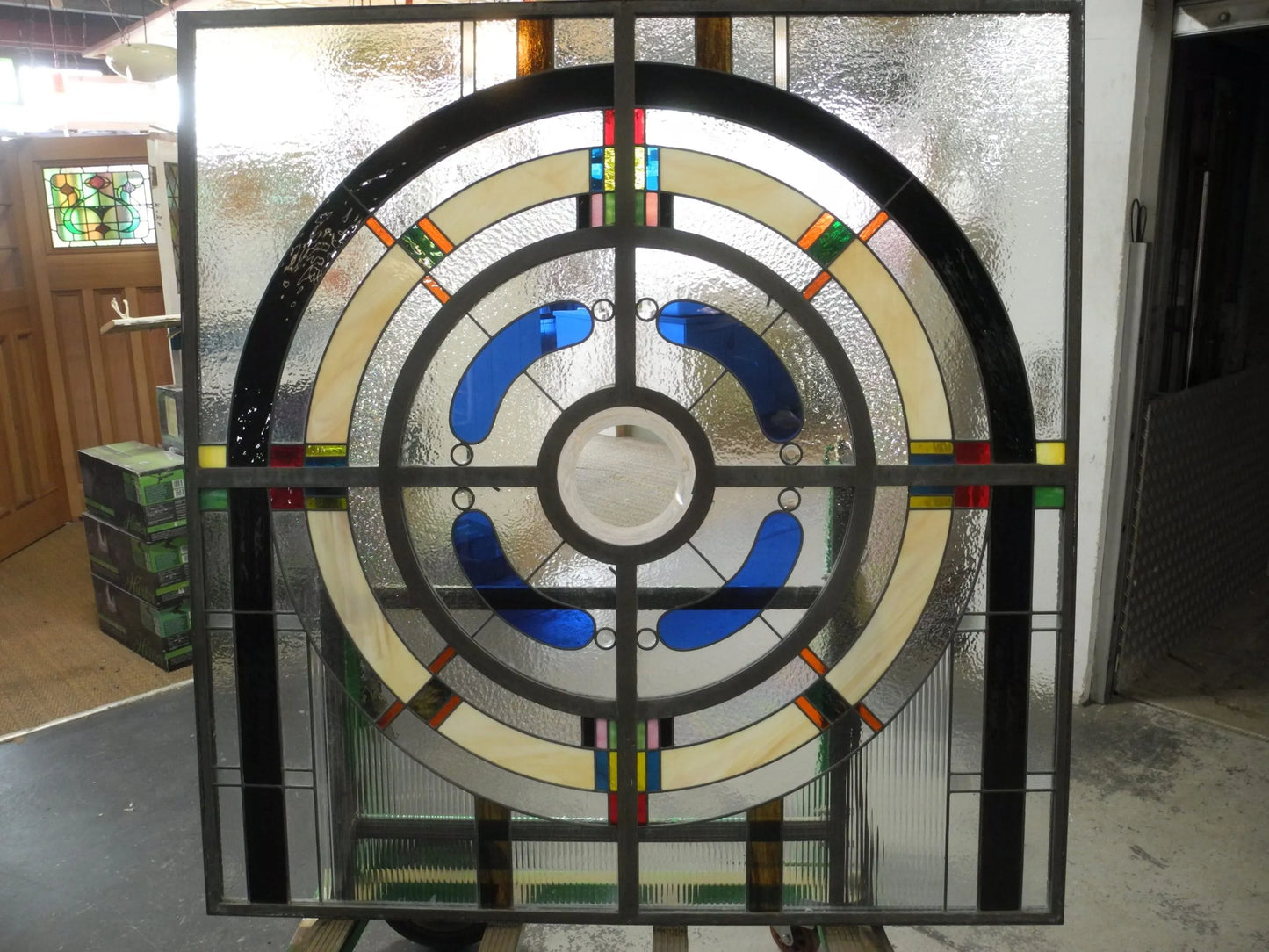 Large Leadlight Window