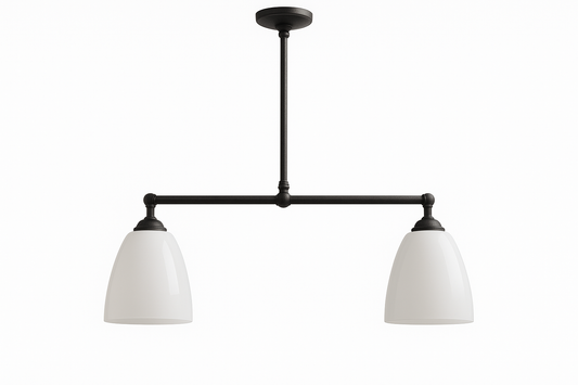 Twickenham 2 Arm Pendant - Original Vintage Salvage Tile