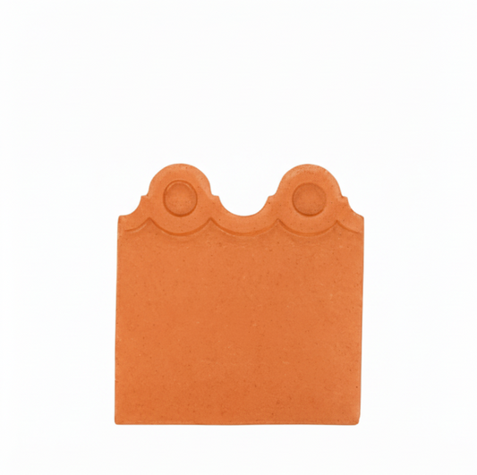 Second Hand Terracotta Garden Edge Tiles - Prince Of Wales - Original Vintage Salvage Terracotta Tile Edging