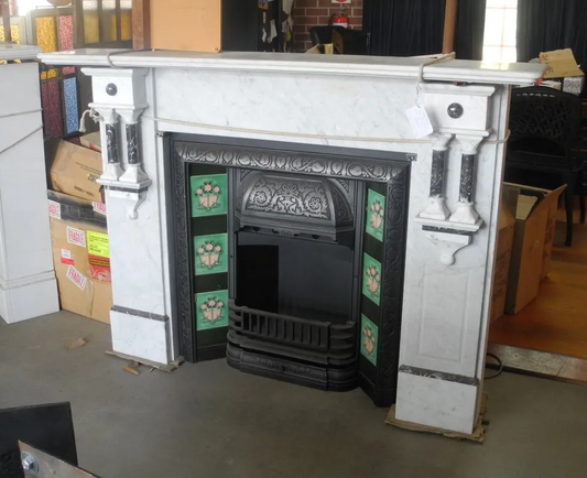 Turn of the Century St Anne's Marble Fire Surround