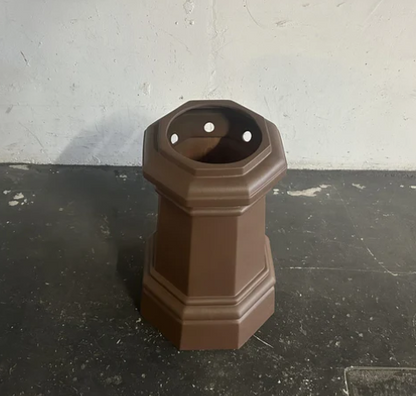 OCTAGONAL GLAZED VICTORIAN POT