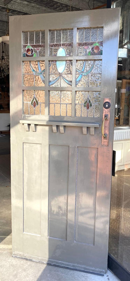 Majestic 1920s Leadlight Front Doors
