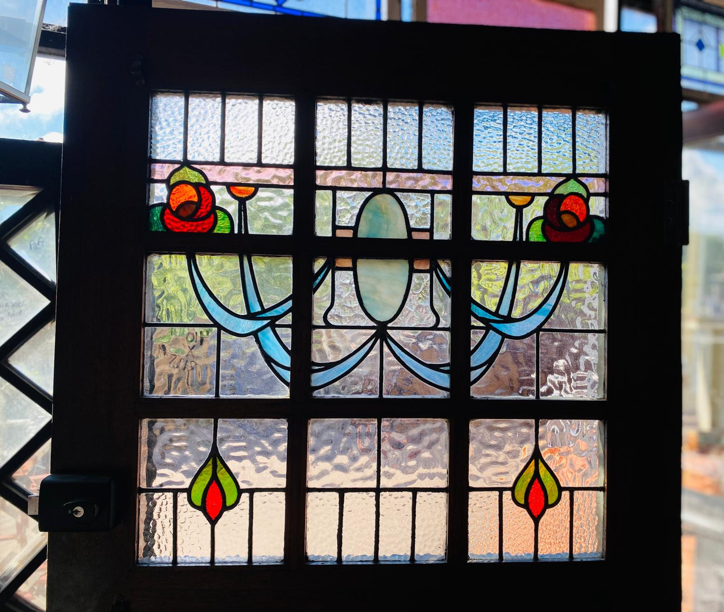 Majestic 1920s Leadlight Front Doors