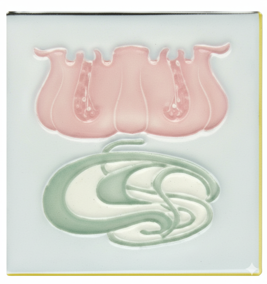 Pink Flower, Grey Background
