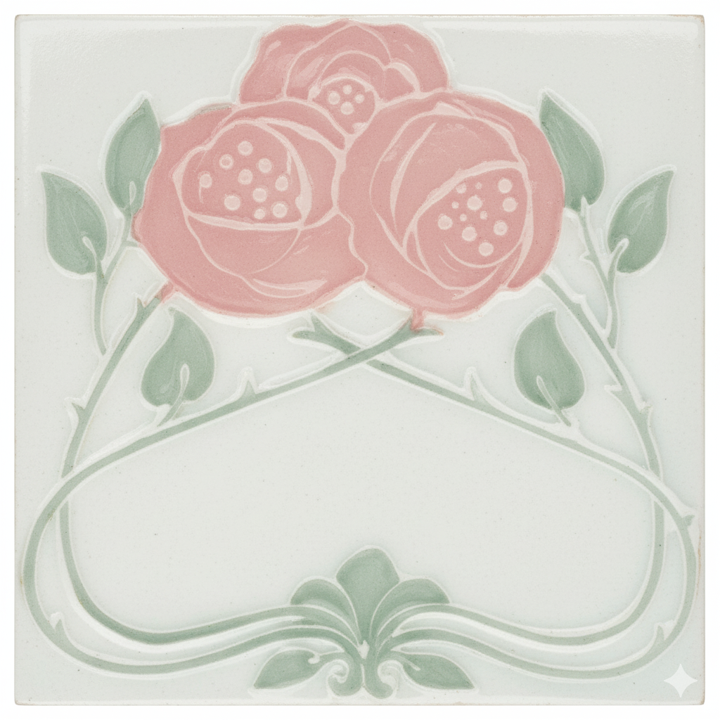 Pink Rose, Grey Background