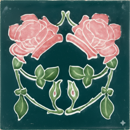 Pale Pink Roses, Black Background