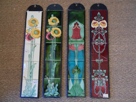 Tubeline Hearth Tiles - Set of 5