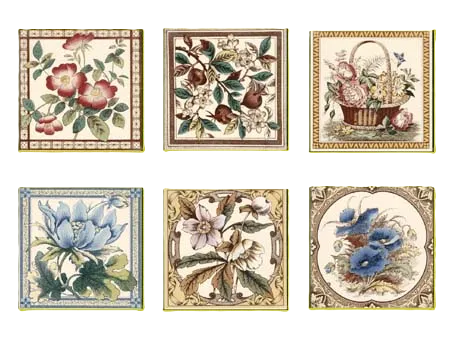 Printed Hearth Tiles - Printed Singles Tiles