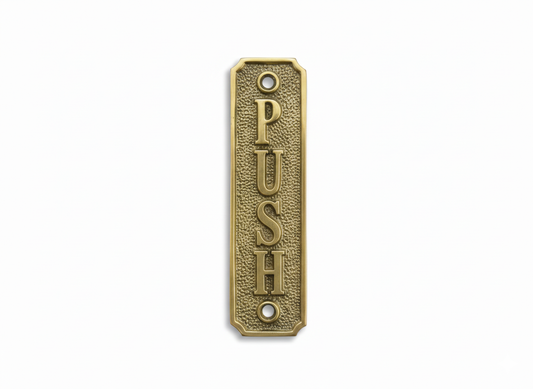 Brass Signs - Push