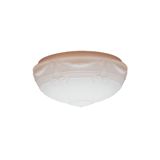 Round Opal Matt Glass Bowl - 300mm