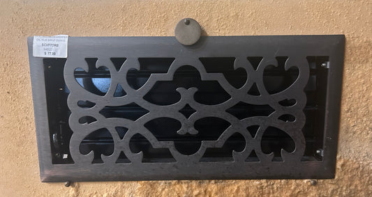 Vent With Damper Oil Rubber Bronze