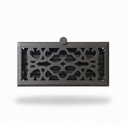 Vent With Damper Oil Rubber Bronze