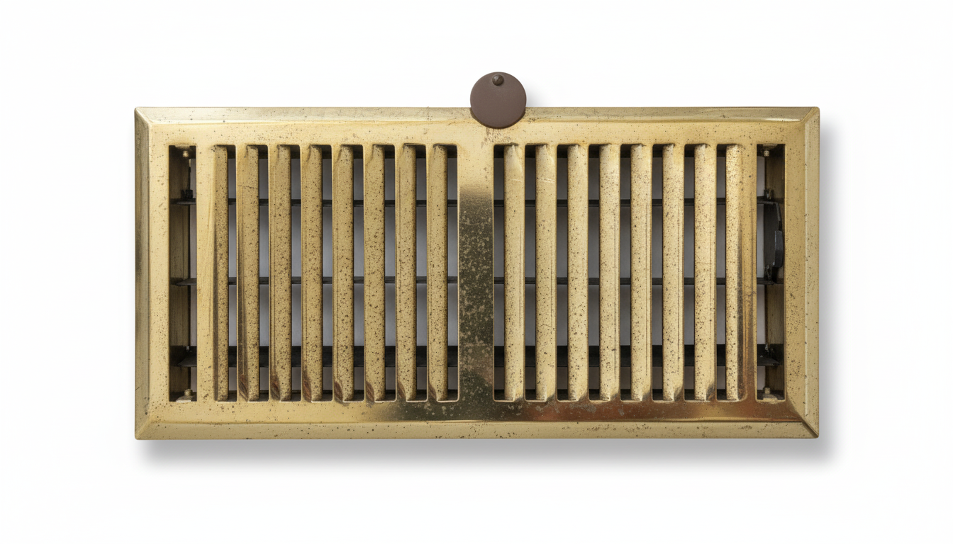 Louvre Brass Plate Vent