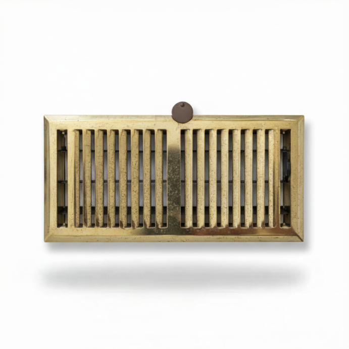 Louvre Brass Plate Vent