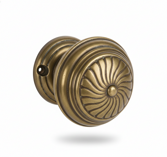 Reeded Centre Door Knob