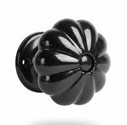 Fluted Porcelain Centre Door Knob