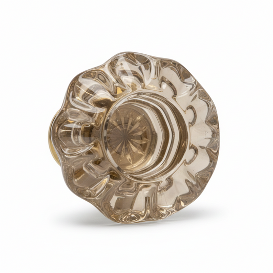 Victorian Pressed Glass Centre Door Knob