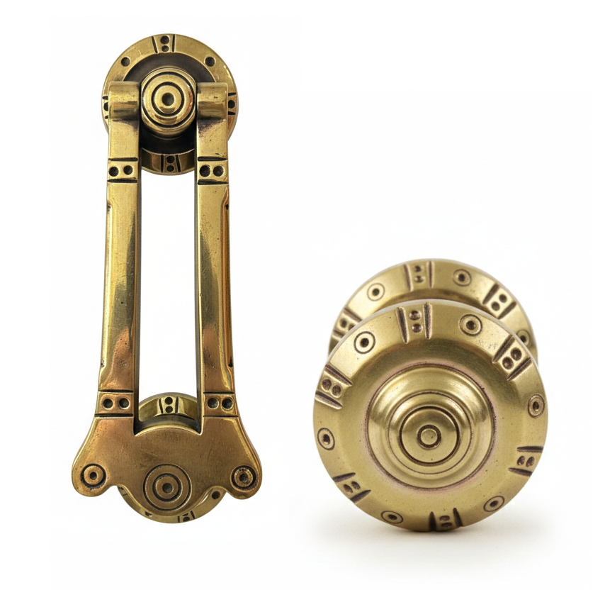 Turn of the Century Knob + Knocker