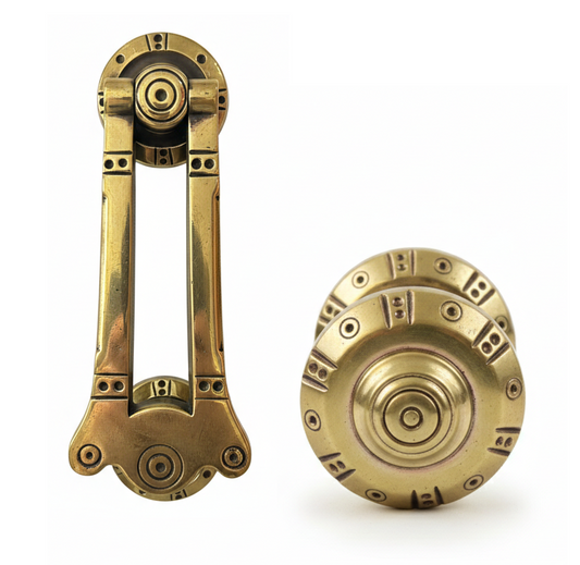 Turn of the Century Knob + Knocker