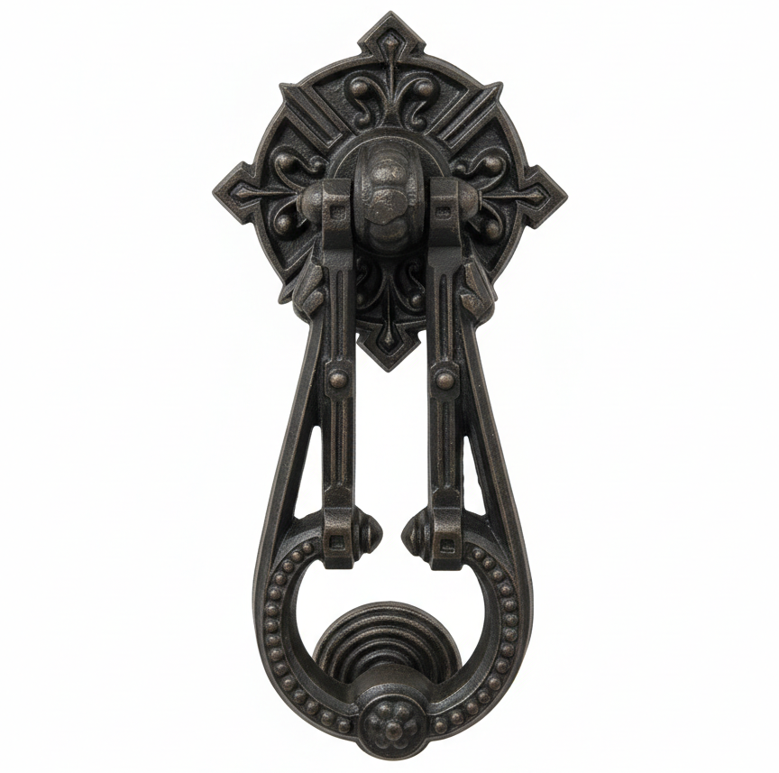 Victorian Gothic Ring Door Knocker