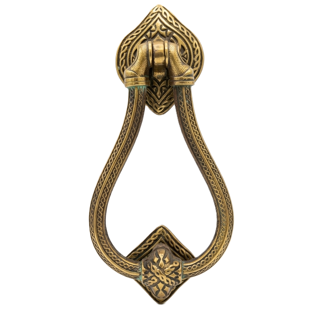 Solid Brass Rope Door Knocker