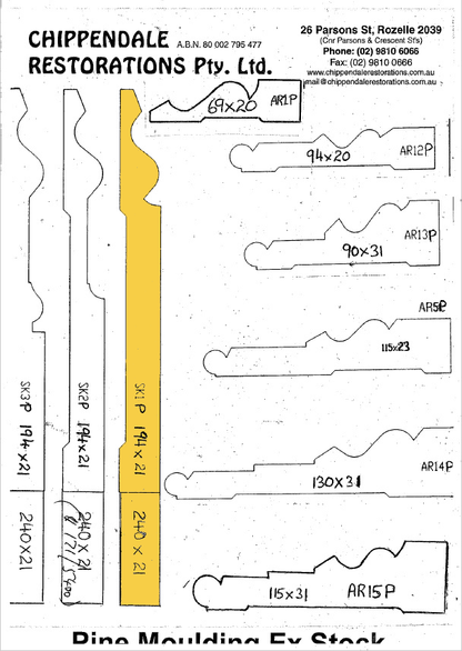 Pine Skirting 1P