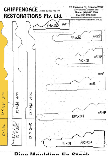 Pine Skirting 3P