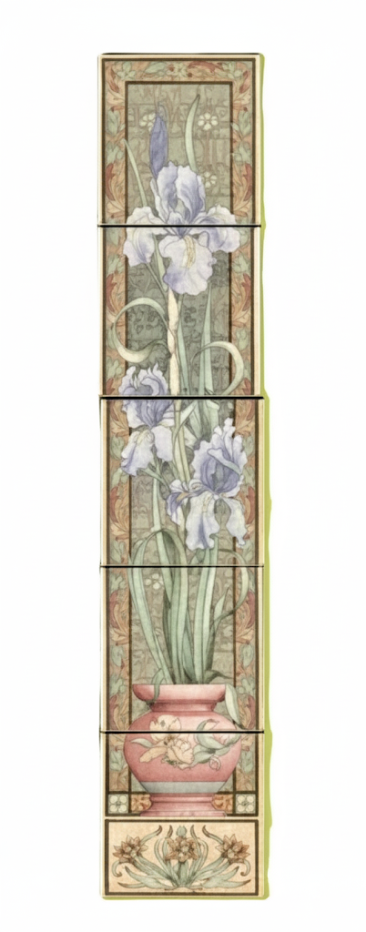 Blue Iris 5 Tile Set