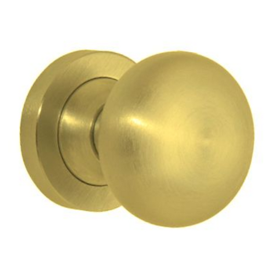 Architectural Knob - PVD Brass/Stainless Steel - 52mm