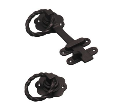 Gate Latch - Iron Black - 38mm