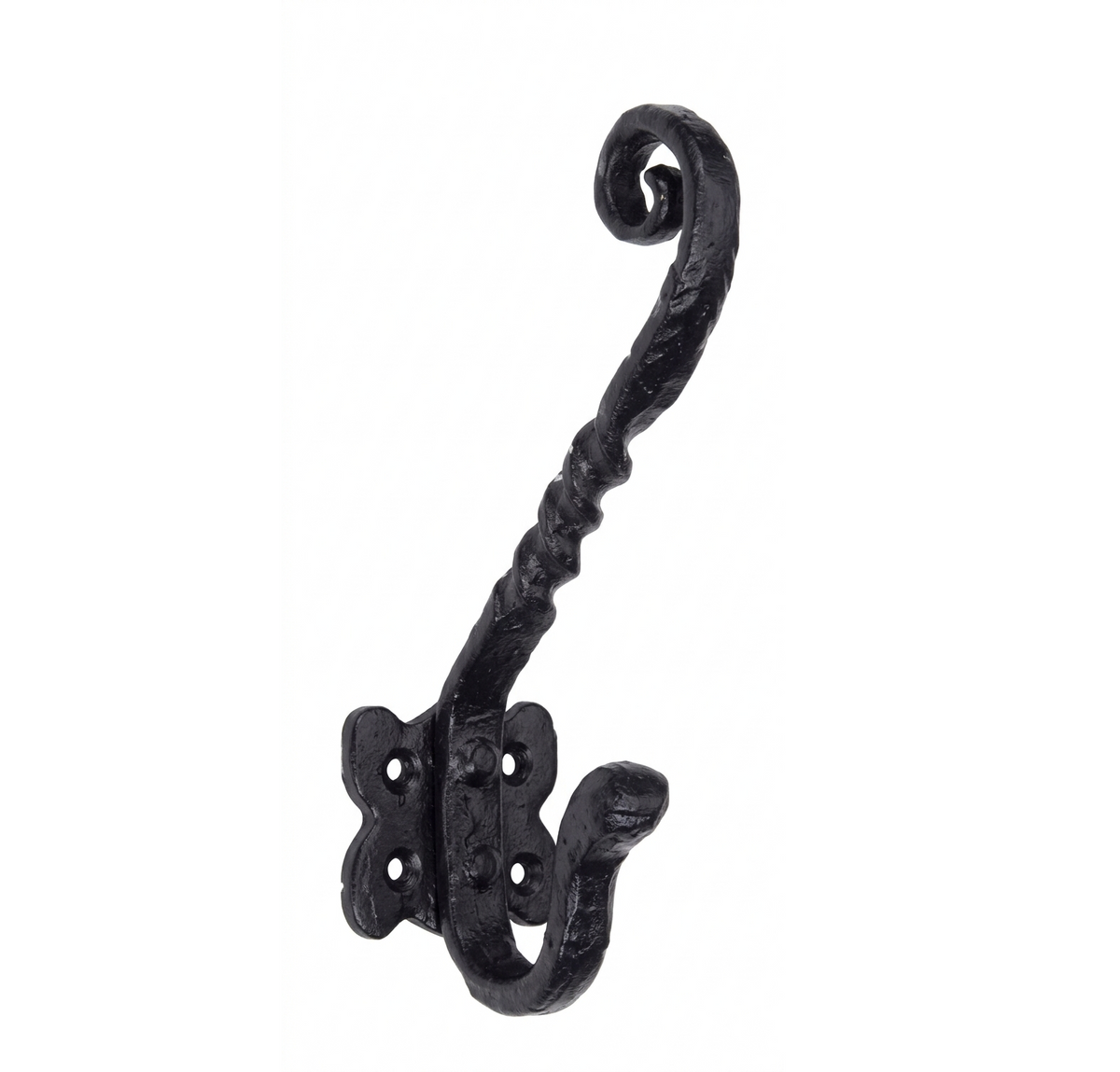 Hat & Coat Hook Iron Black - 80mm