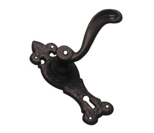 Lever Latch - Iron Matt Black - 170mm x 50mm