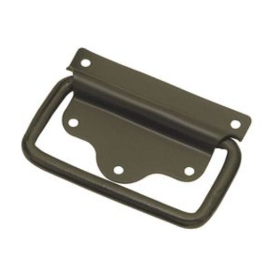 Trunk Handle Iron Black - 150mm x 70mm