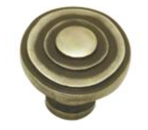 Knobs Domed Iron Per 2 - Matt Black - 26mm