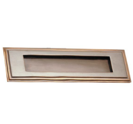 Letter Plate Edged - Antique Bronze - 90mm x 280mm