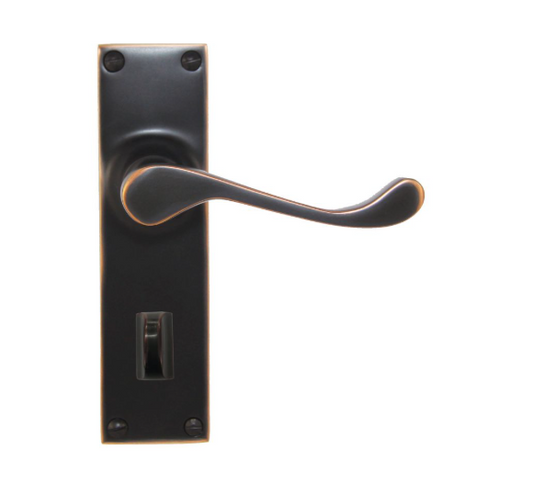 Lever Lock - Antique Bronze - 150mm x 42mm