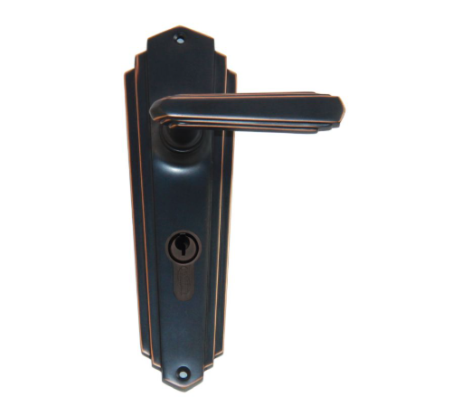 Lever Lock (CC 47.6mm) - Antique Bronze - 203mm x 63mm