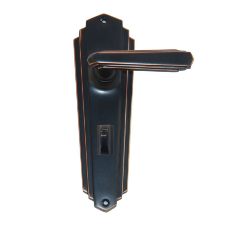 Lever Lock Privacy - Antique Bronze - 203mm x 63mm