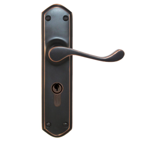 Lever Latch - Antique Bronze - 200mm x 48mm