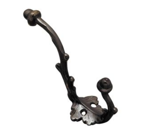 Hat & Coat Hook Acorn - Antique Bronze - 140mm