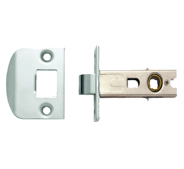 Tubular Latch Single Spring - 45mm Backset