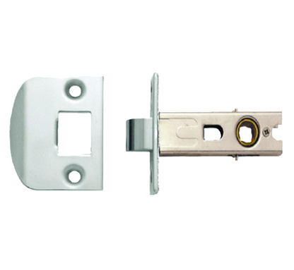 Tubular Latch Single Spring - 45mm Backset