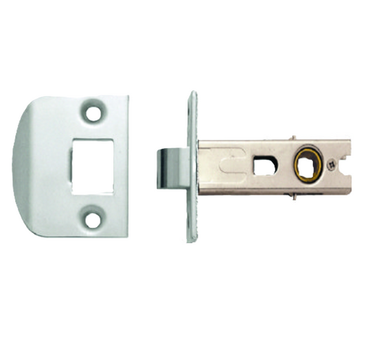 Tubular Latch Single Spring - 45mm Backset
