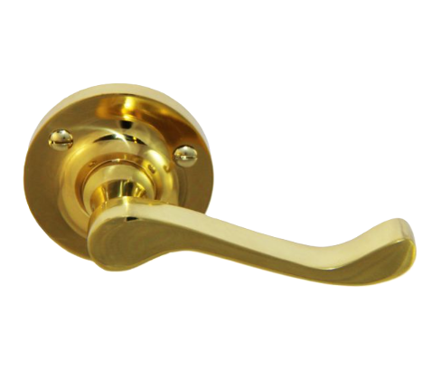 Lever Latch - Round Plate - 62mm